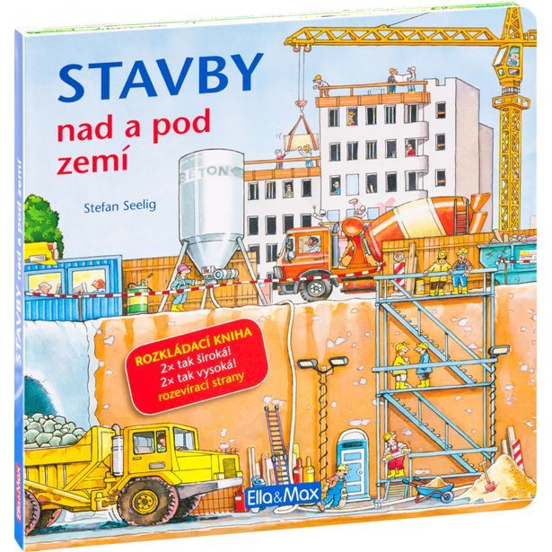 STAVBY NAD A POD ZEMÍ – Velkoformátová rozkládací kniha