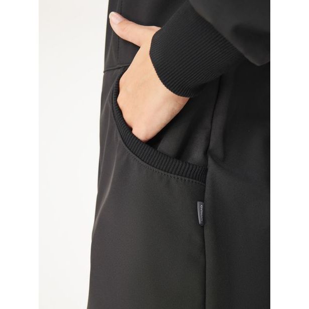 Unuo, Dámský softshellový kabát s fleecem Street, Černá