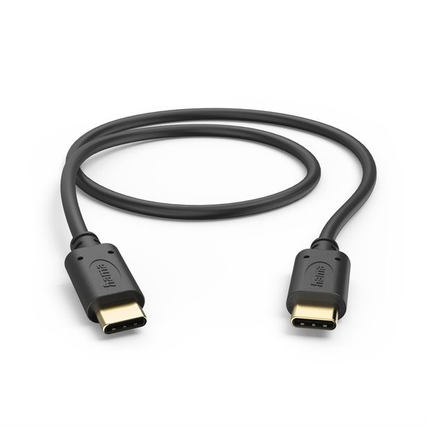 Hama kabel USB-C 2.0 typ C-C 0,5 m, černý