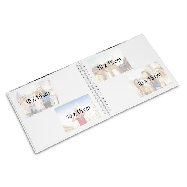 Hama album klasické spirálové FINE ART 28x24 cm, 50 stran, terra, bílé listy