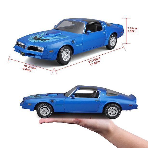 Maisto Maisto - 1978 Pontiac Firebird Trans AM, metal modrá, 1:18