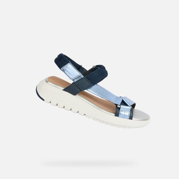 Modré dámské sandály Geox Flextride S
