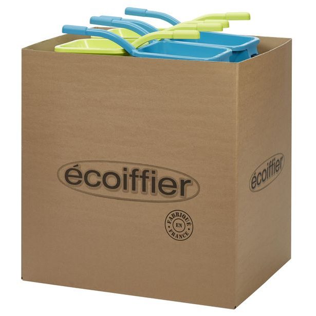 Zahradní kolečko plastové, žluté / modré