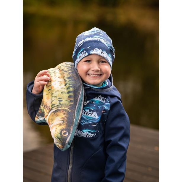 Unuo, Dětská čepice fleecová Sport, Tučňáci