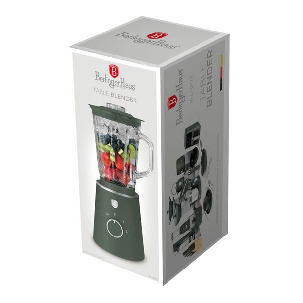 BERLINGERHAUS Stolní mixér se skleněnou nádobou 1,5 L 1000 W Matte Green Collection BH-9823