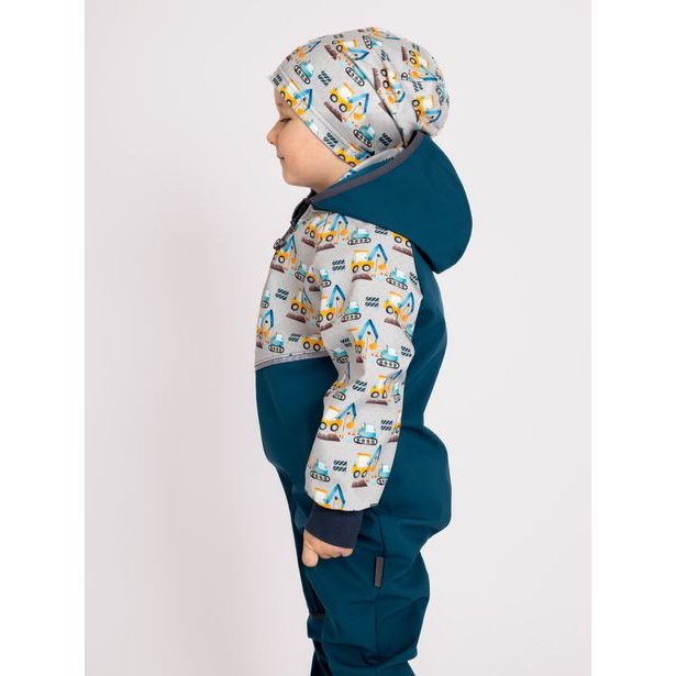 Unuo, Dětská čepice fleecová Homeless, Bagry