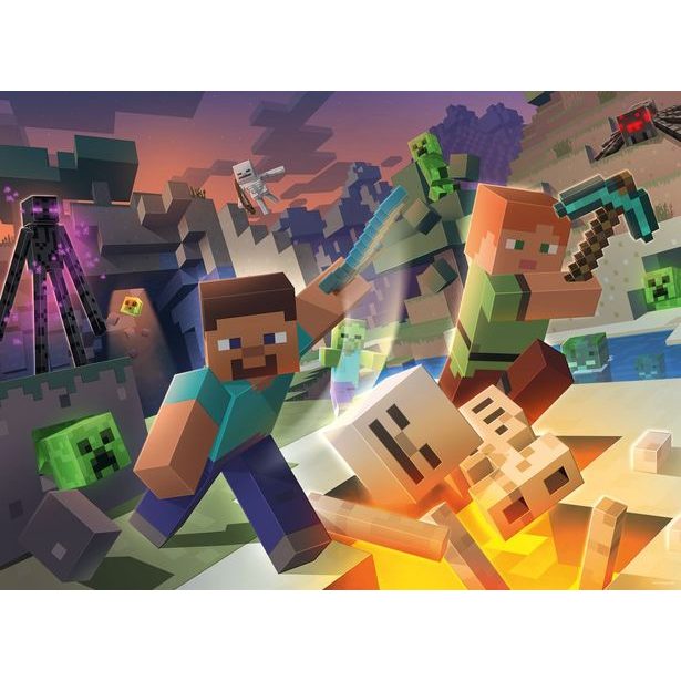 Minecraft: Monstra z Minecraftu 100 dílků