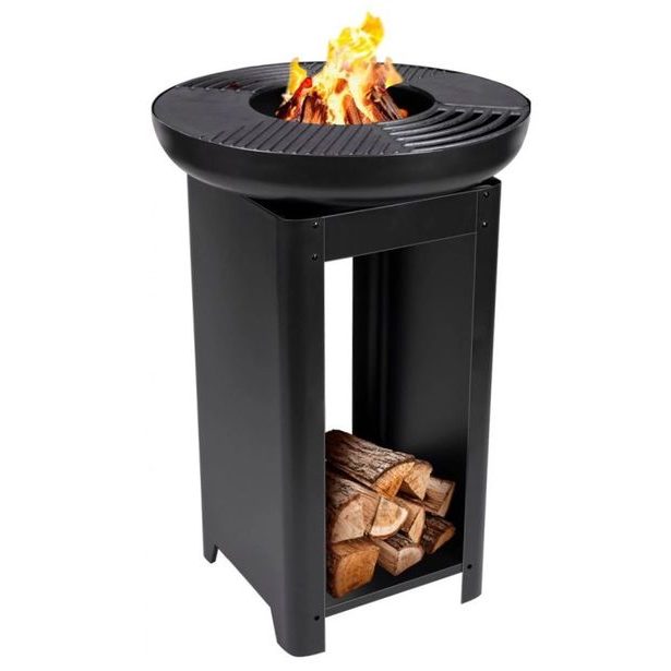 EDCO Přenosné zahradní ohniště s grilem a stojanem TEPPANYAKI ED-229074