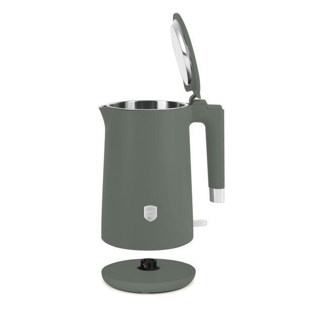 BERLINGERHAUS Rychlovarná konvice s dvojitou stěnou 1,7 L Matte Green Collection BH-9924