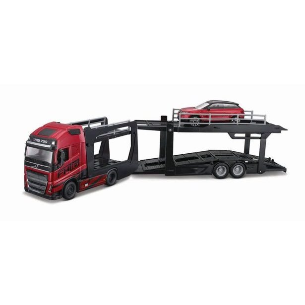Bburago 1:43 STR FIRE Multicar Carrier - Volvo FH16 w/Land Rover LRX Concept