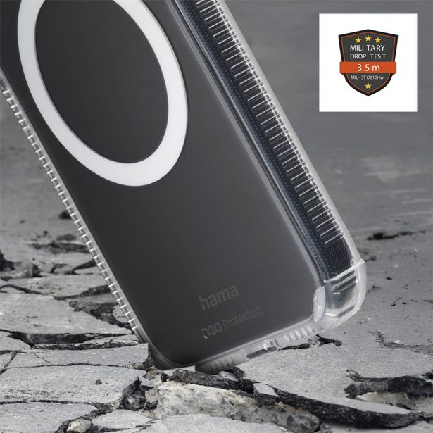 Hama Extreme Protect, kryt pro Samsung Galaxy S26+, magnetický, D3O®, nežloutne, průhledný