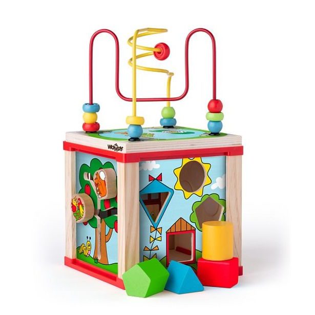 Didaktická kostka malá s magickými kolečky