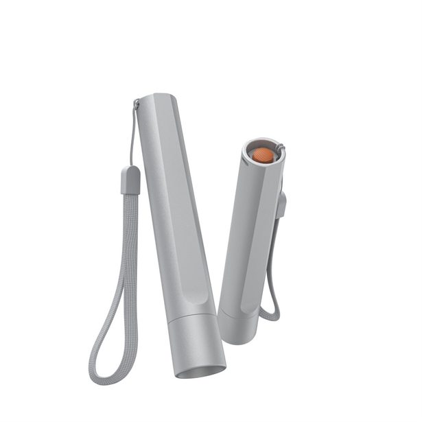 Hama FL120, LED svítilna, hliníková, 120 lm / 50 m, 3 režimy svícení, poutko na ruku, vč. baterií