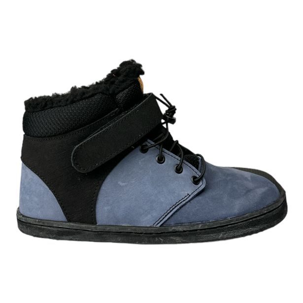 Dětské zimní boty Barefoot Pegres BF40 modré