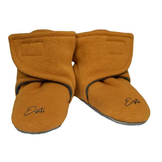 ESITO Capáčky barefoot Warmkeeper Antique gold - okrová