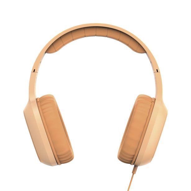 Hama USB-C sluchátka s mikrofonem Fun C, uzavřená, oranžová