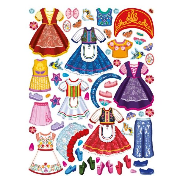 Šaty pre SÁRU ─ Kniha samolepiek Baagl