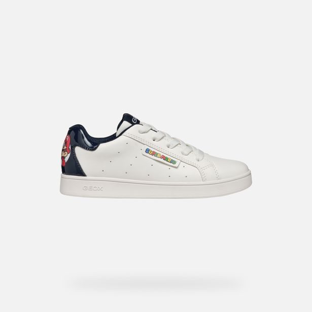 Bílé chlapecké tenisky Geox Eclyper Boy