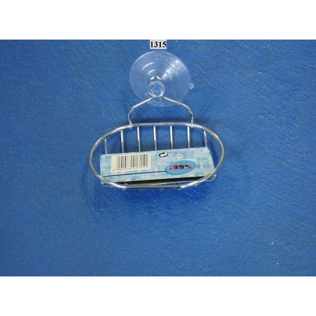 mýdlenka ovál+přís. 14x10x9cm RAINBOW-chrom /29.13.15./