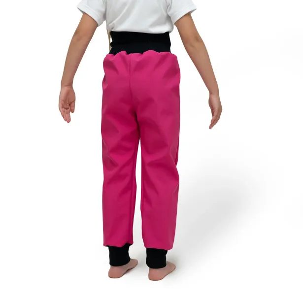 ESITO Rostoucí softshellové kalhoty Sport Raspberry pink - malinová
