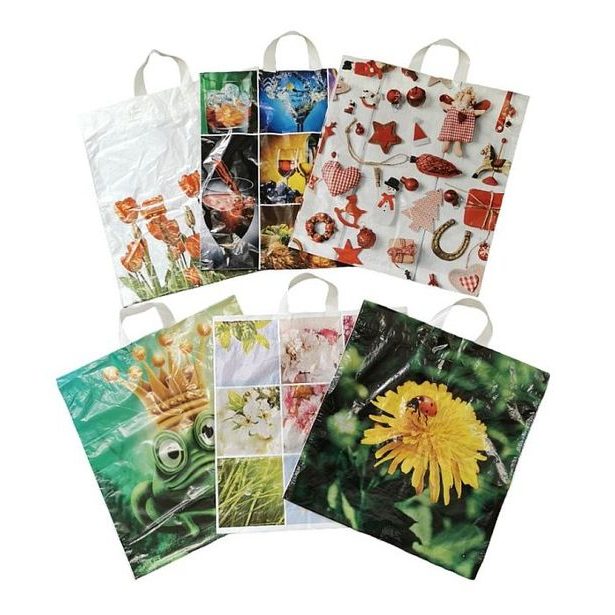 taška PE, 47x42cm-MIX+VÁNOCE, s uchama