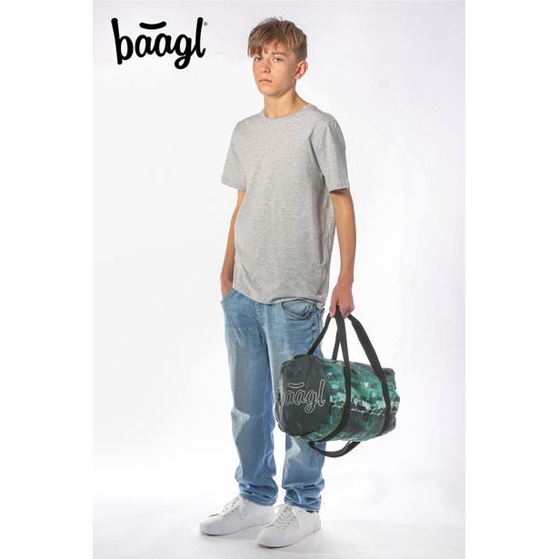 BAAGL SET 5 Skate Forest: batoh, penál, sportovní taška, ledvinka, obal na notebook