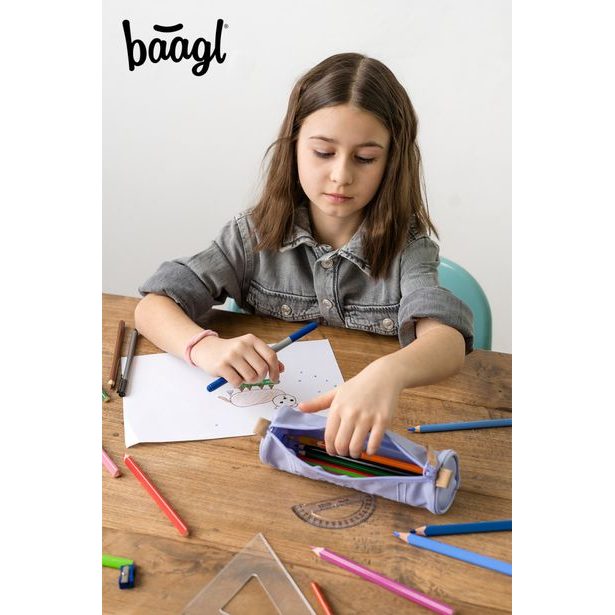 BAAGL Studentské pouzdro Lilac