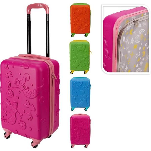 PROWORLD Dětský cestovní kufr 28 litrů DINO KO-FB5000500oran