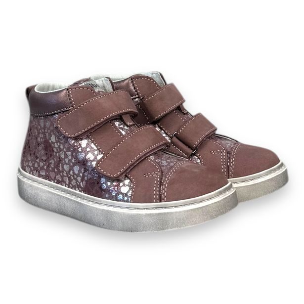 Dětské kožené kotníkové boty Ciciban - Růžové