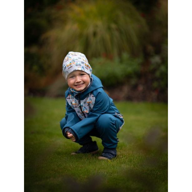 Unuo, Dětská čepice fleecová Sport, Bagry