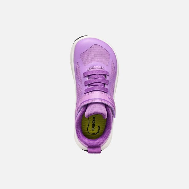 Fialové dívčí barefoot tenisky Geox Foot-run
