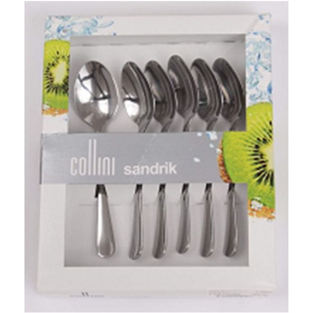 lžíce-sada 6ks-káva HOTEL, leštěná, NR