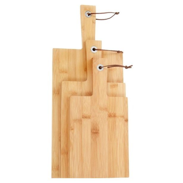 EXCELLENT HOUSEWARE Sada dřevěných prkének na krájení i servírování 3 ks KO-170490560