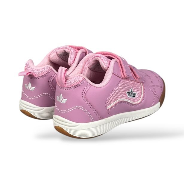 Dětské sálové boty LICO - JAIME V rosa/weiss