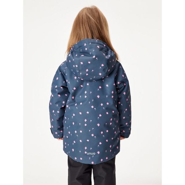 Unuo Dětská zimní bunda Polar, Květiny