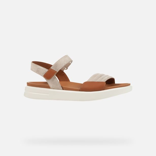 Hnědé dámské sandály Geox Xand 2S