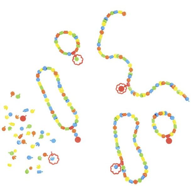 A&F Neonové nacvakávací korálky, DP12