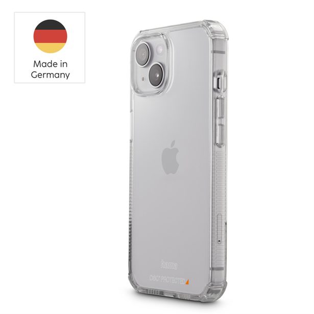 Hama Extreme Protect, kryt pro Apple iPhone 13, materiál D3O®, nežloutne, průhledný
