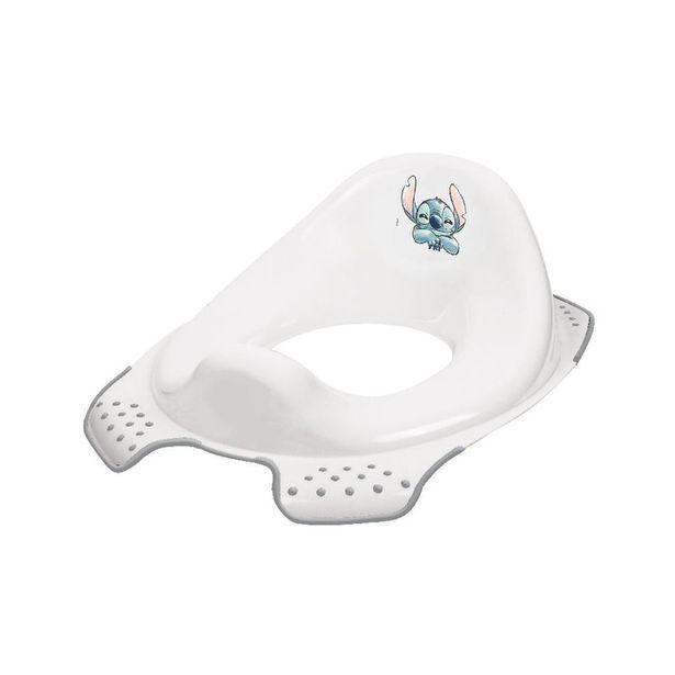 WC sedátko EWA STITCH, bílé, 30x40x15cm,protiskluz., plast