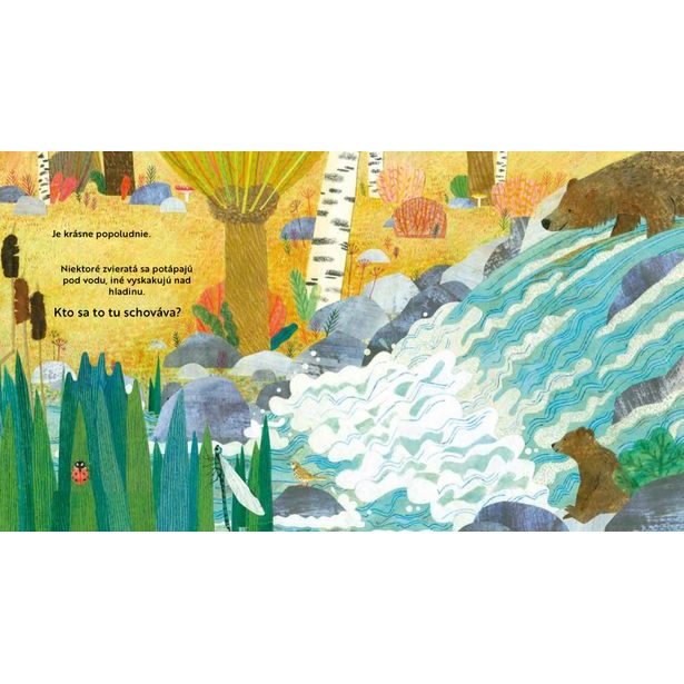 Kto sa to tu schováva? PRI RIEKE – Knižka s odklápacími okienkami Baagl