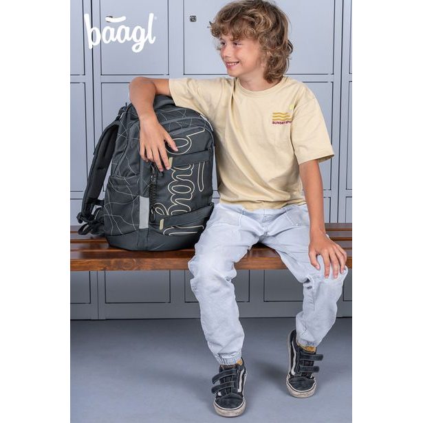 BAAGL Školní batoh Skate Max Wave GRS