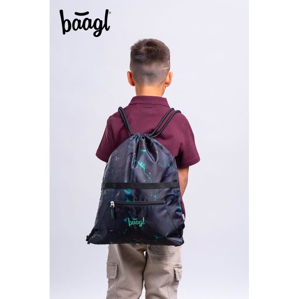 BAAGL SET 5 Zippy Draci: aktovka, penál, sáček, zástěra, peněženka