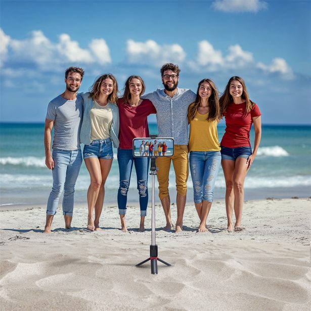 Hama Fancy Stand 70 II, selfie tyč a stativ pro telefon, Bluetooth dálková spoušť