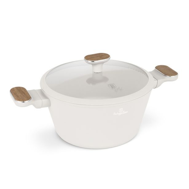 BERLINGERHAUS Kastrol s titanovým povrchem a poklicí 24 cm Sahara Nordic Collection BH-8320