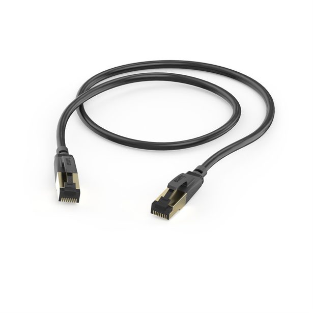 Hama síťový kabel Cat8 S/FTP RJ45 0,5 m, stíněný, 40 Gb/s