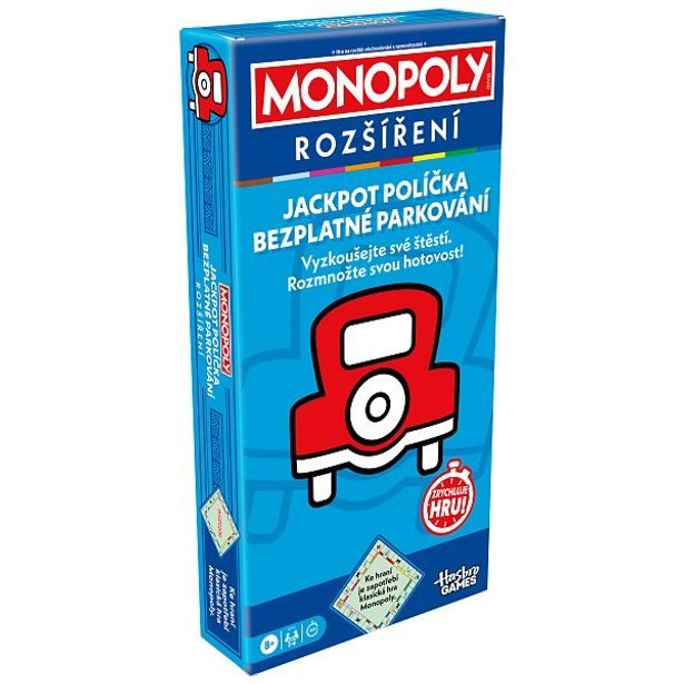 HASBRO - gaming HASBRO - MONOPOLY ROZŠÍŘENÍ JACKPOT, bezplatné parkování CZ verze