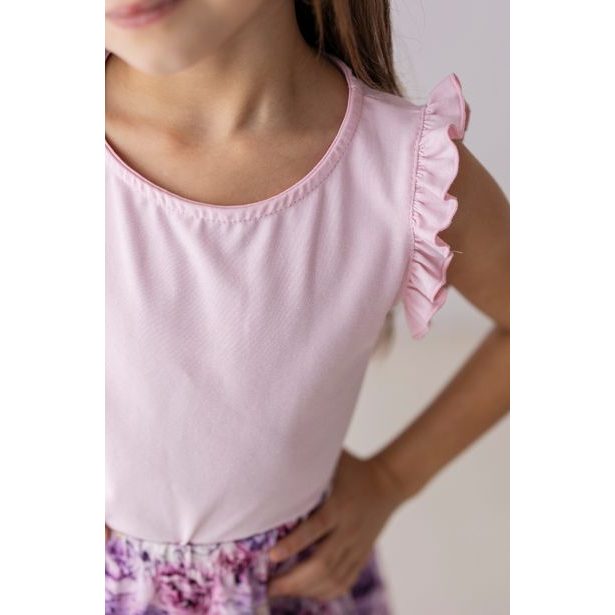 Dívčí blůzka s kanýrkem Lily Grey sv. růžová