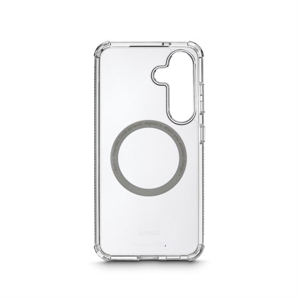 Hama Extreme Protect, kryt pro Samsung Galaxy S25, magnetický, D3O®, nežloutne, průhledný