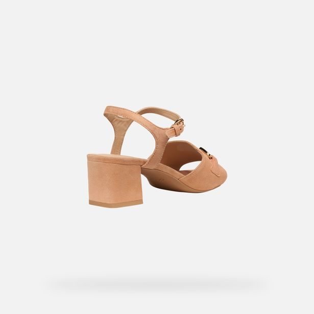 Růžové dámské sandály Geox New Eraklia 50