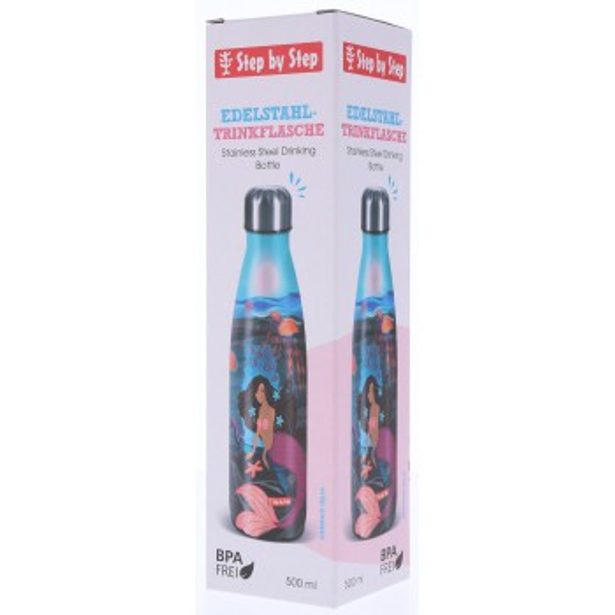 Izolovaná láhev na pití z nerezové oceli 0,5 l, Mermaid Delia